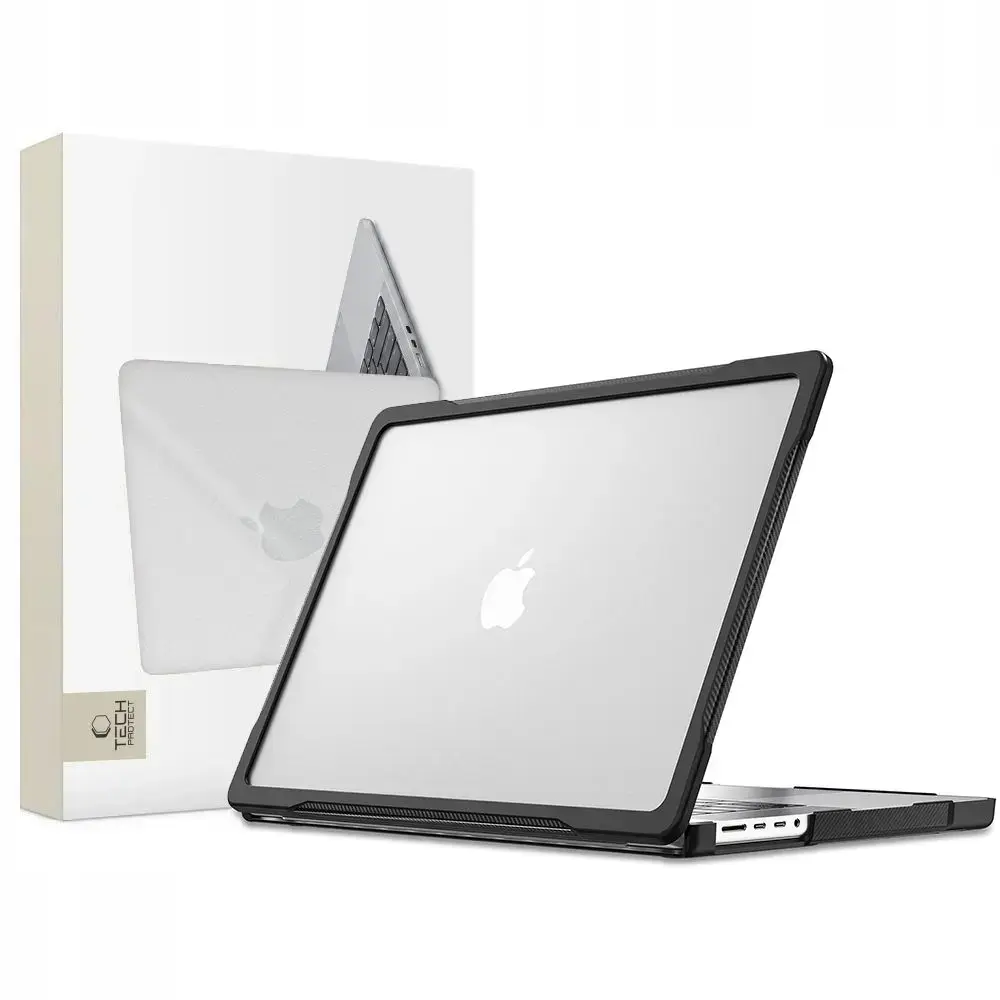 TECH-PROTECT VELAR MACBOOK PRO 14 M1-M5 PRO / M5 PRO MAX 2021-2026 BLACK/MATTE CLEAR