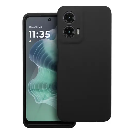 Case SILICONE 2mm for MOTOROLA G35 5G black