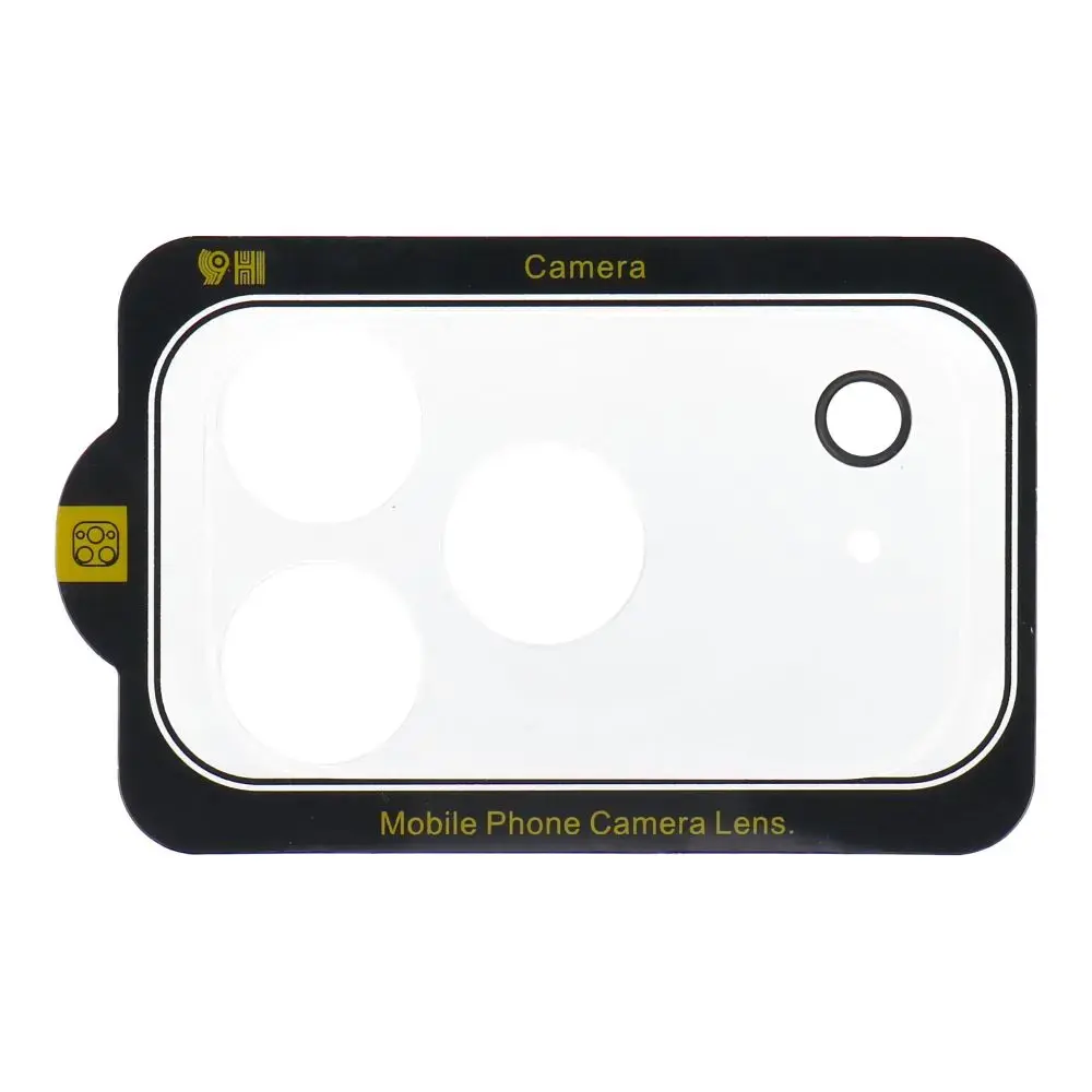 5D Full Glue Camera Tempered Glass - for iPhone 17 Pro Transparent