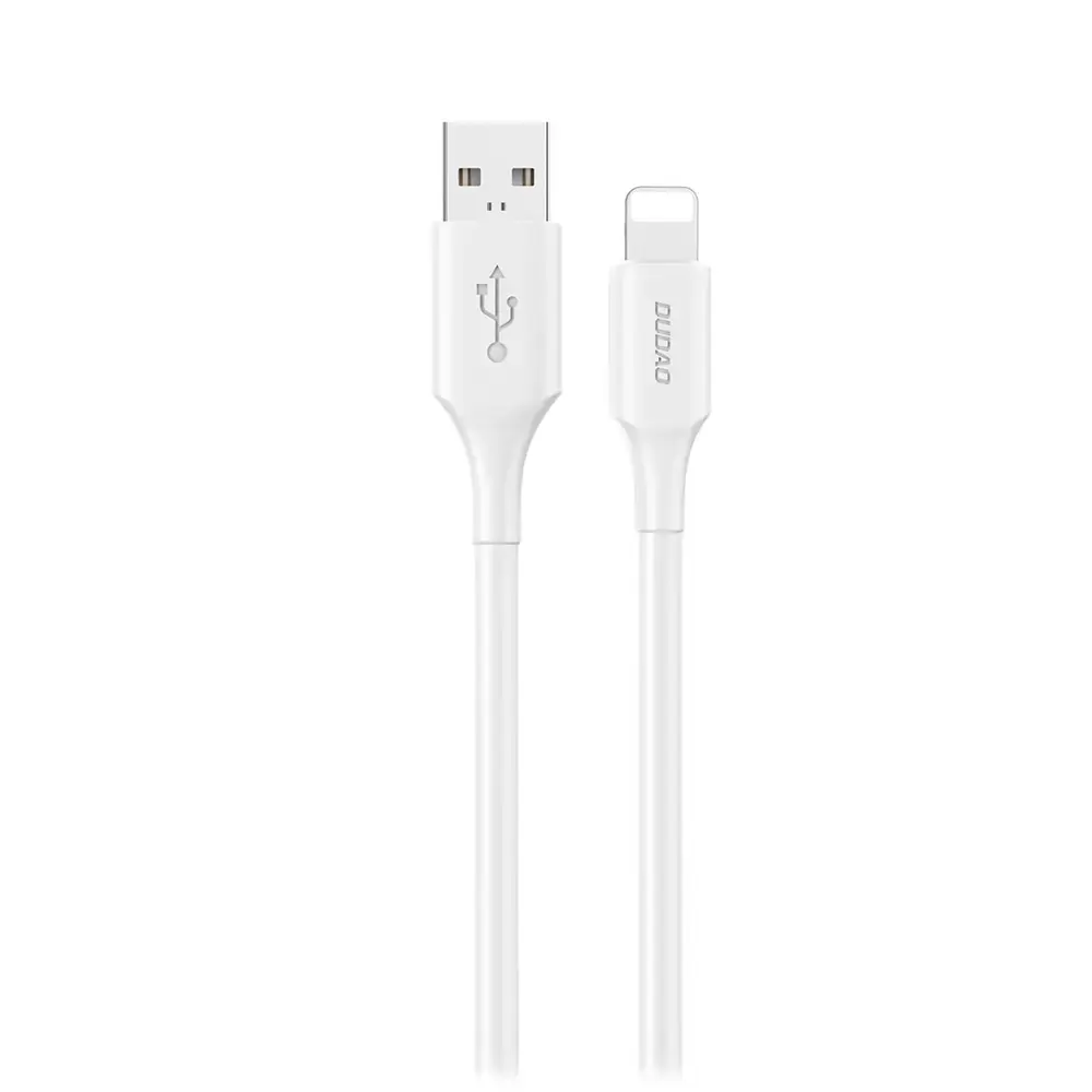 Dudao L2sL datu pārraides un uzlādes vads | USB-A uz Lightning | 30W | 1.2m | balts