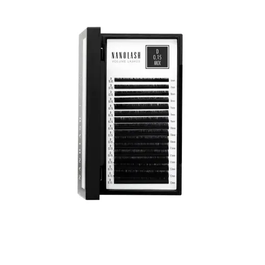 Nanolash Volume Lashes False Eyelashes 0.15 D 6-13mm 1 Pc