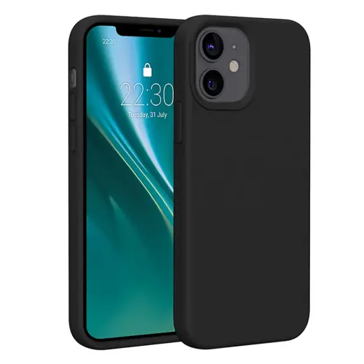 Etteri Silicone telefono dėklas iPhone 12 | iPhone 12 Pro 6.1 juodas