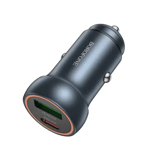 Borofone BZ32A Fresh autolaadija | 30W | PD, QC, PPS | USB-C, USB-A | hall