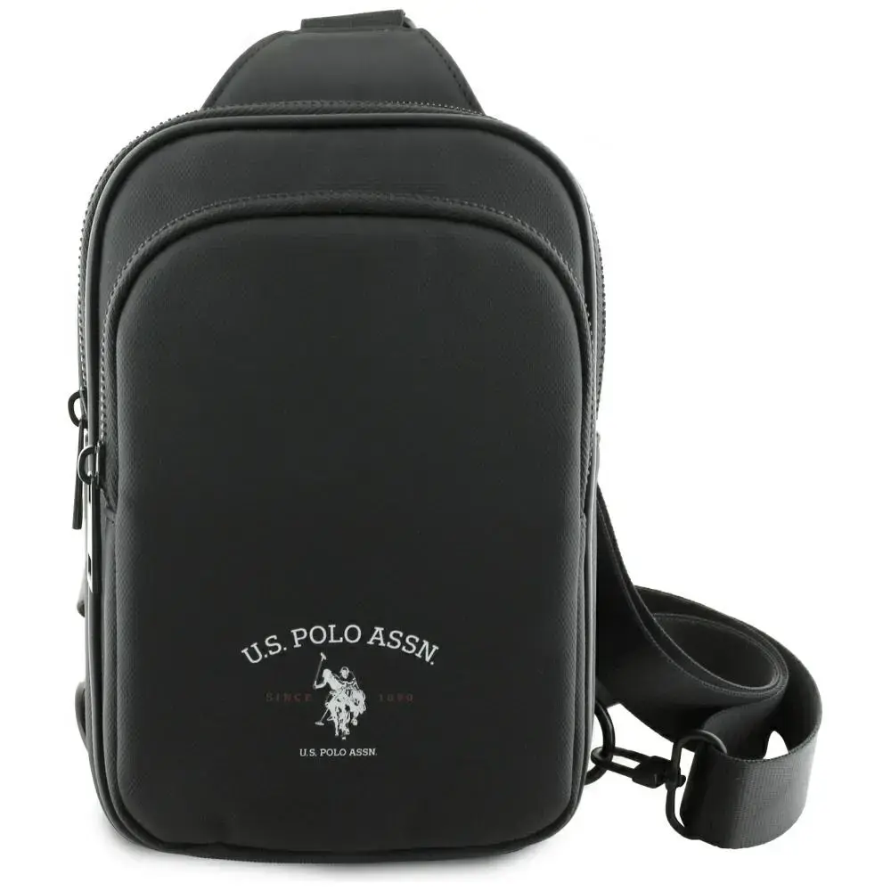 Torebka na telefon US Polo Petit Pique    Crossbody Arch czarny