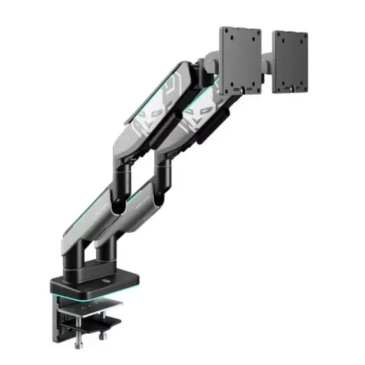 Diablo RGB X-Arm Dual 35" Dual Monitor Mount grey and black