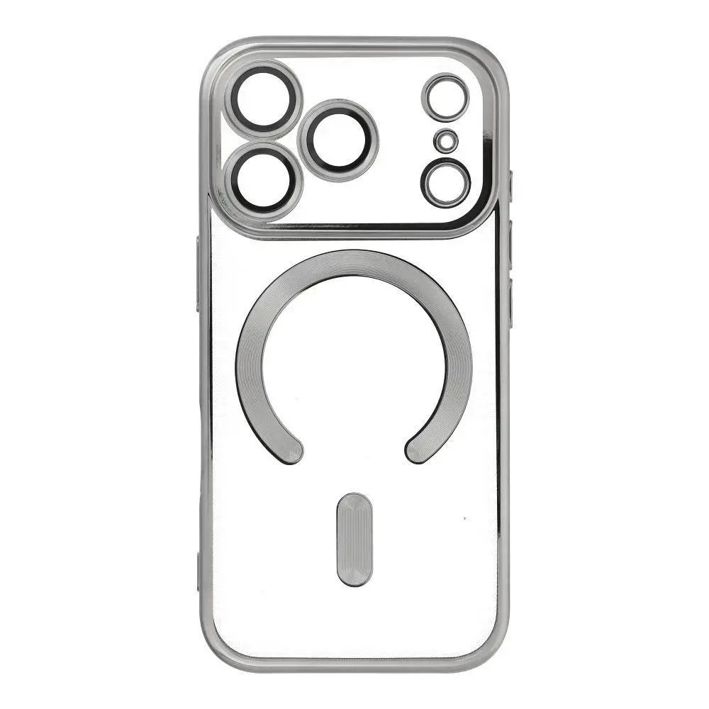 Electro Mag maciņš ar MagSafe atbalstu telefonam iPhone 17 Pro pelēks