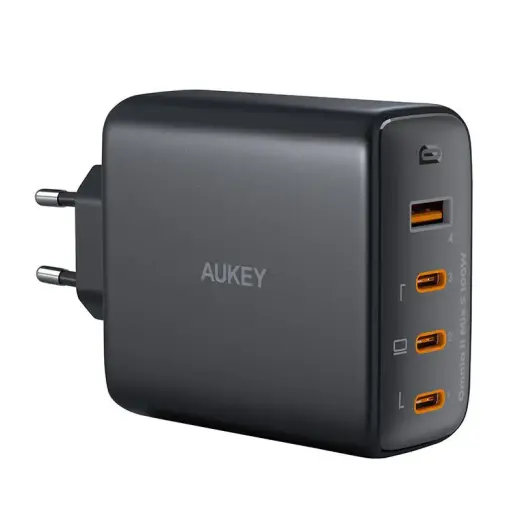 Aukey PA-B7S зарядное устройство | 100W | GaN | USB-A, USB-C | черное