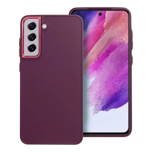 FRAME telefono dėklas Samsung Galaxy S21 FE 5G (G990) violetinis