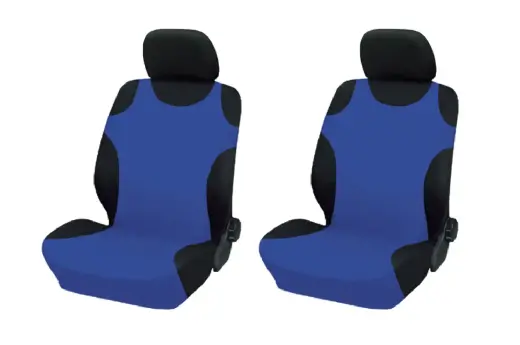Seat covers "Shirts" - blue, 2 pcs.