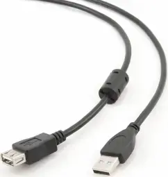 Kabelis Gembird USB Male - USB Female 3m Black