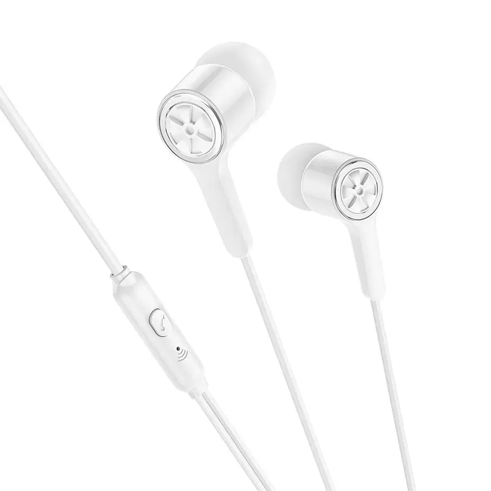 Wire earphones Jack 3,5 mm Hoco M104 white