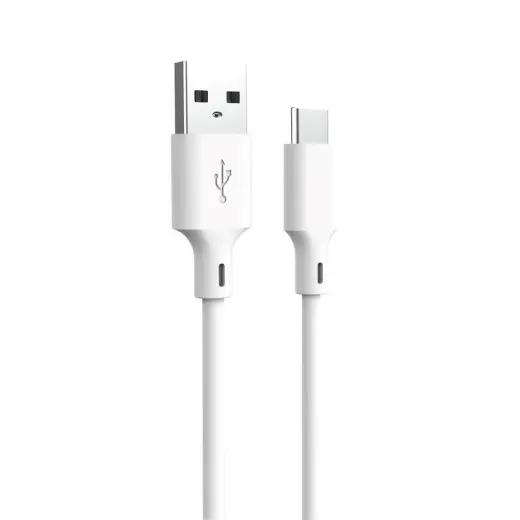 Forever KR60-AC-00 datu pārraides un uzlādes vads | USB-A uz USB-C | 15W | 1.5m | balts