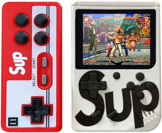 Goodbuy spēļu konsole 400 spēles | 8-Bit | AV | + gamepad balta