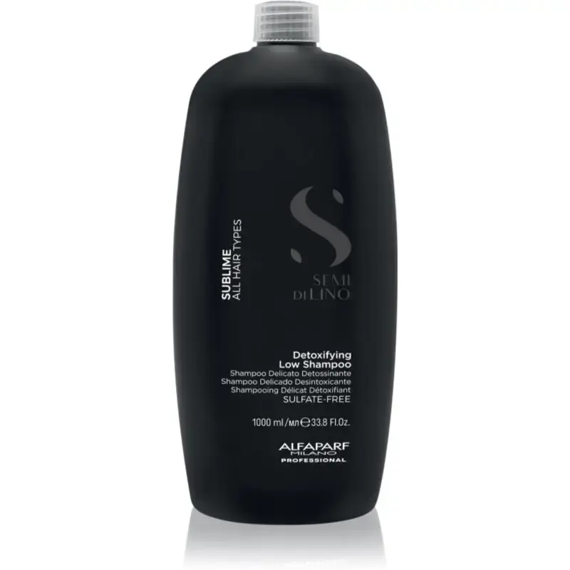 Alfaparf Milano Semi Di Lino Sublime Cleansing Detoxifying Shampoo for All Hair Types 1000 Ml