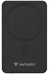Verbatim Charge n Go ārējais akumulators (powerbank) | 5 000 mAh | MagSafe, Wireless | melns