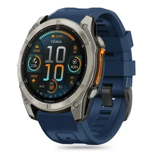 TECH-PROTECT SILICONE GARMIN FENIX 5X | 5X PLUS | 6X | 6X PRO | 7X | 8 (51 ММ) NAVY BLUE