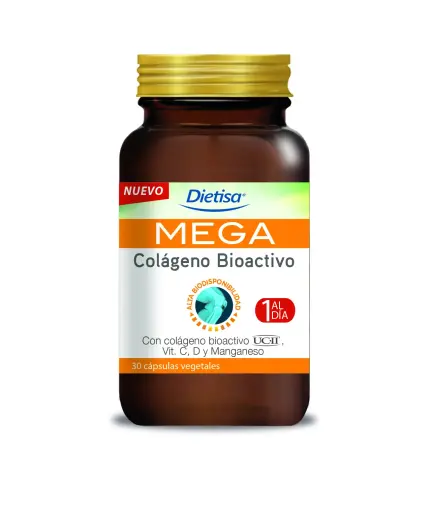 Dietisa Mega Colageno Bioactivo Uc-Ii 30 Vcaps