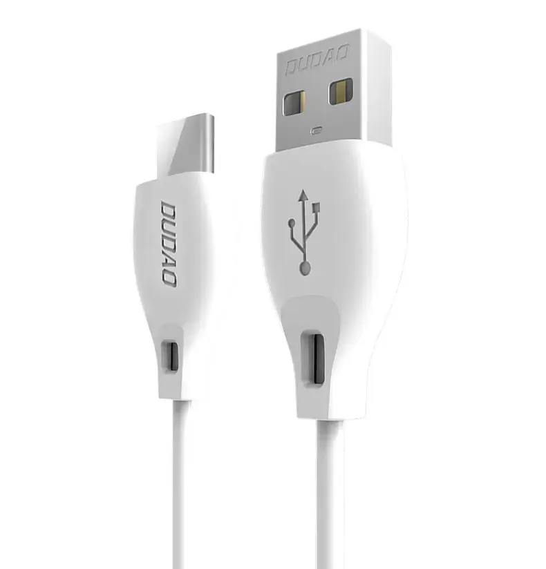 Dudao L4T data transfer and charging cable | USB-A to USB-C | 10W | 2m | white