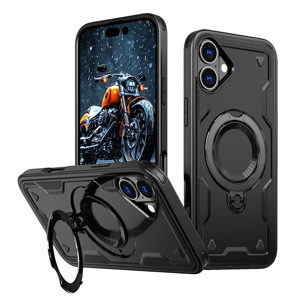 Hybrid Armor Trendy maciņš ar MagSafe atbalstu telefonam iPhone 16 Plus melns