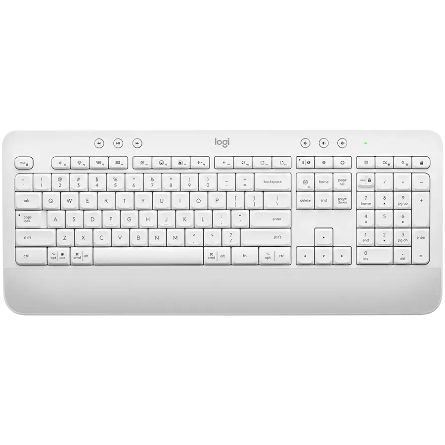LOGITECH K650 SIGNATURE Bluetooth keyboard - OFF WHITE - NORDIC