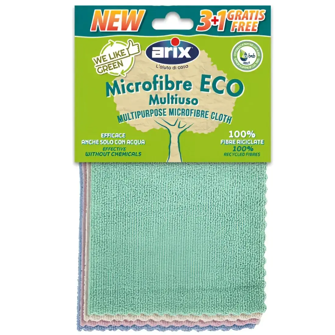 Drāniņas mikroškiedras ECO 30x30cm 3+1gb (12)