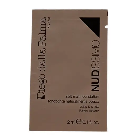Set, Diego Dalla Palma, Nudissimo - Soft Matt, Oil-Free, Long Lasting, Liquid Foundation, 244W, Sabbia, 12 pcs, 2 ml *Sample