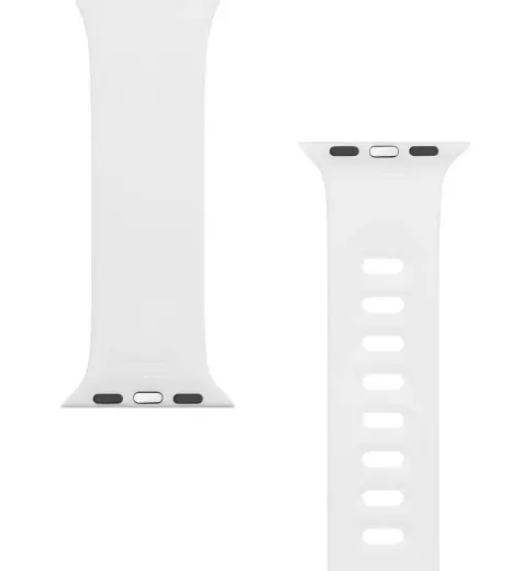Tactical 792 Silicone Band with Buckle for Apple Watch 1|2|3|4|5|6|7|SE 38|40|41mm White