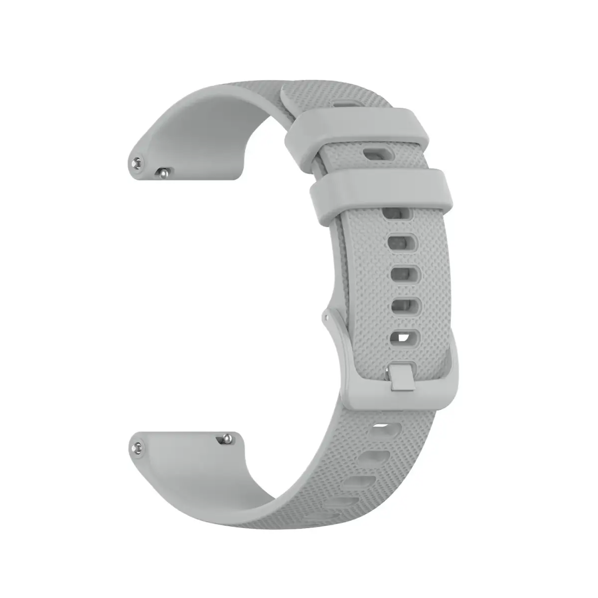 Universal silicone loop 22mm design 1 grey
