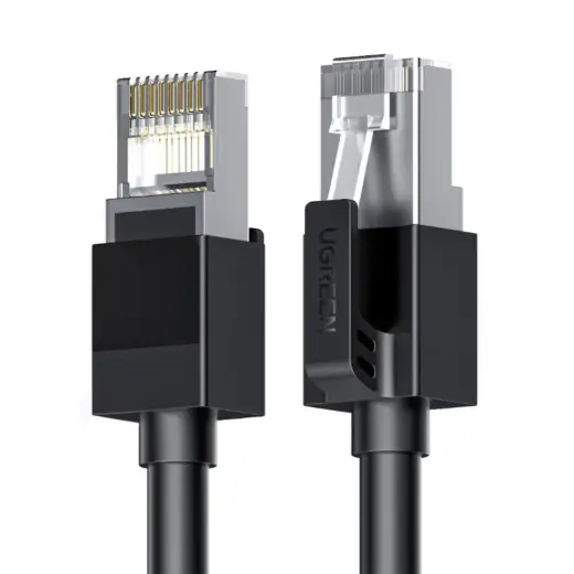 Ugreen Ethernet LAN tinklo kabelis | Cat6 | FTP | 5Gbps | 2m | juodas