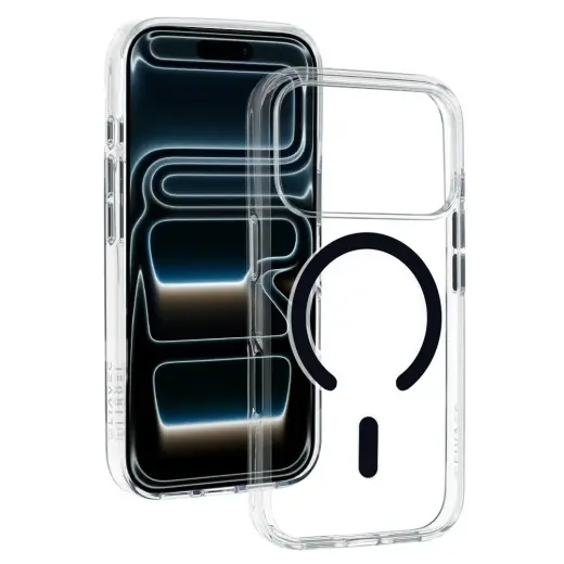Liavec Pure telefono dėklas iPhone 17 Pro Max juodas