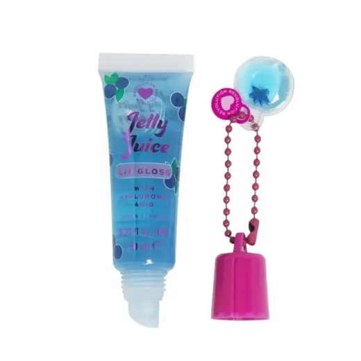 I Heart Revolution, Jelly Juice, Plumping, Lip Gloss, Blueberry, 10 ml