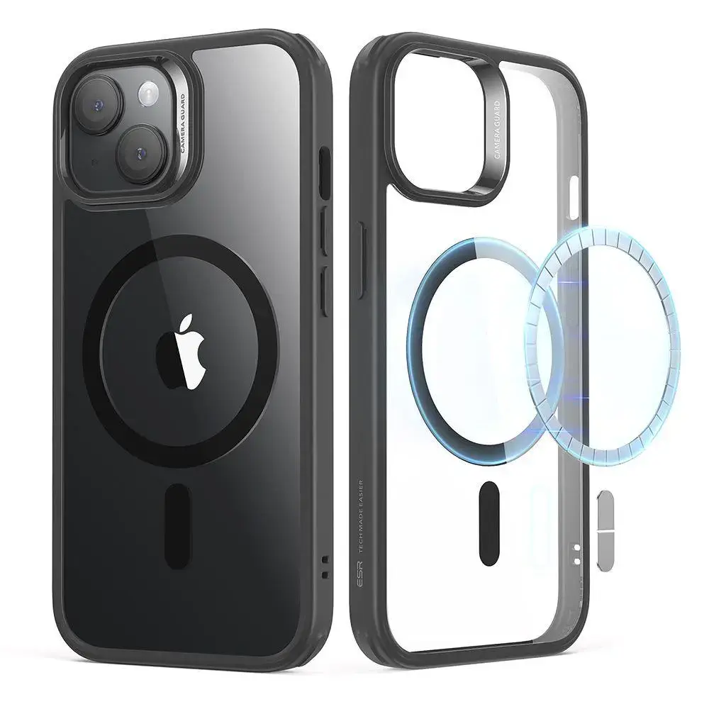 ESR CH HALOLOCK MAGSAFE IPHONE 15 CLEAR|BLACK