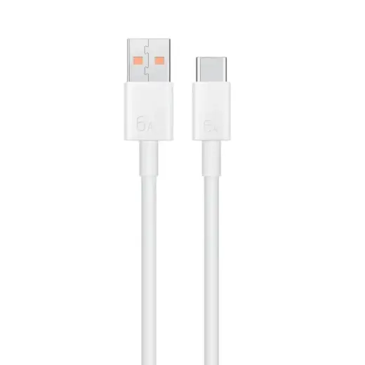 HUAWEI LX04072043 andmeedastus- ja laadimiskaabel | USB-A kuni USB-C | 66W | 1m | valge