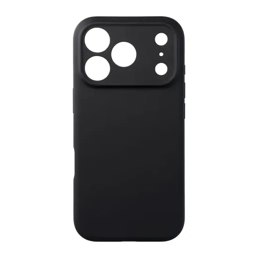 Forcell F-Protect Rubber Premium telefoni ümbris MagSafe toega iPhone 17 Pro must