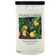 Clementine Evergreen Tumbler Candle (Tangerine and Needle)