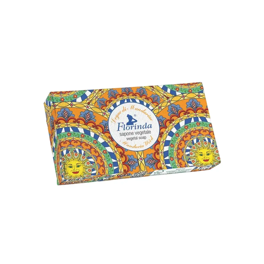 Florinda, Mandarin Wood, Vegan, Hydrating, Scented Soap Bar , Body, 100 g