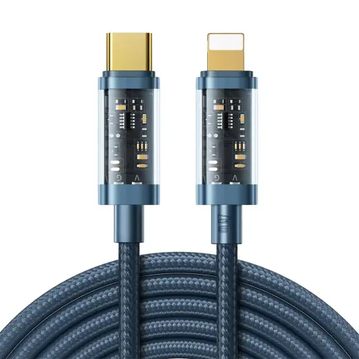 Joyroom S-CL020A20 datu pārraides un uzlādes vads | USB-C uz Lightning | 20W | 2m | zils