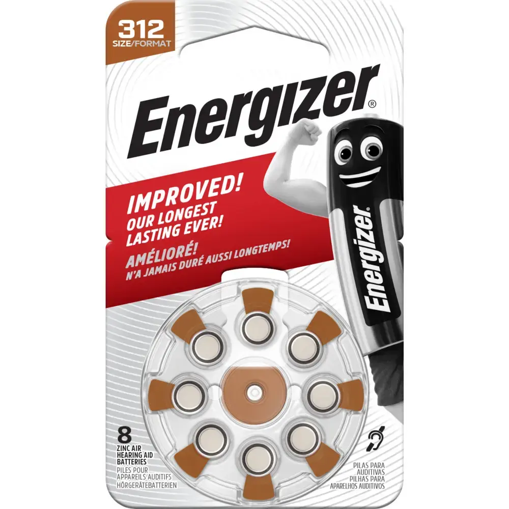 Energizer Zinc Air Battery AC312E (V312