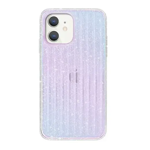 UNIQ Coehl Linear phone case for iPhone 12 Mini purple