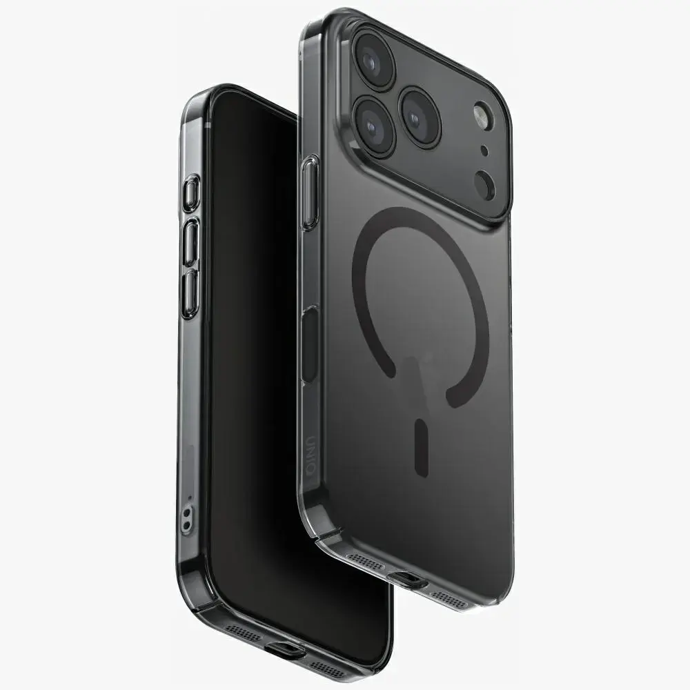 UNIQ Airsuit maciņš ar MagSafe atbalstu telefonam iPhone 17 Pro melns
