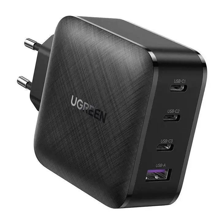 Ugreen fast charger travel charger | 65W | GaN, PD, QC3.0, PPS | USB-A, USB-C | black