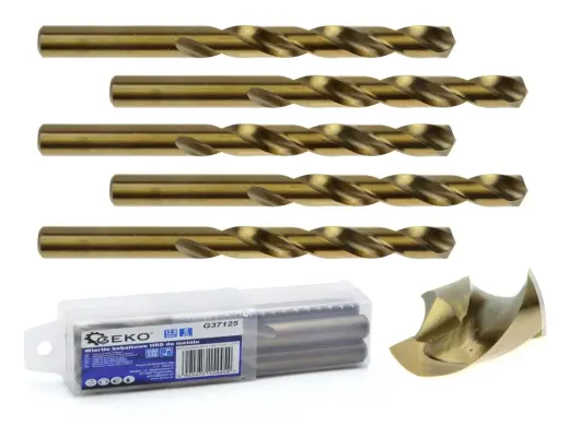HSS sraigtinis grąžtas metalui su kobaltu, 12,5 mm