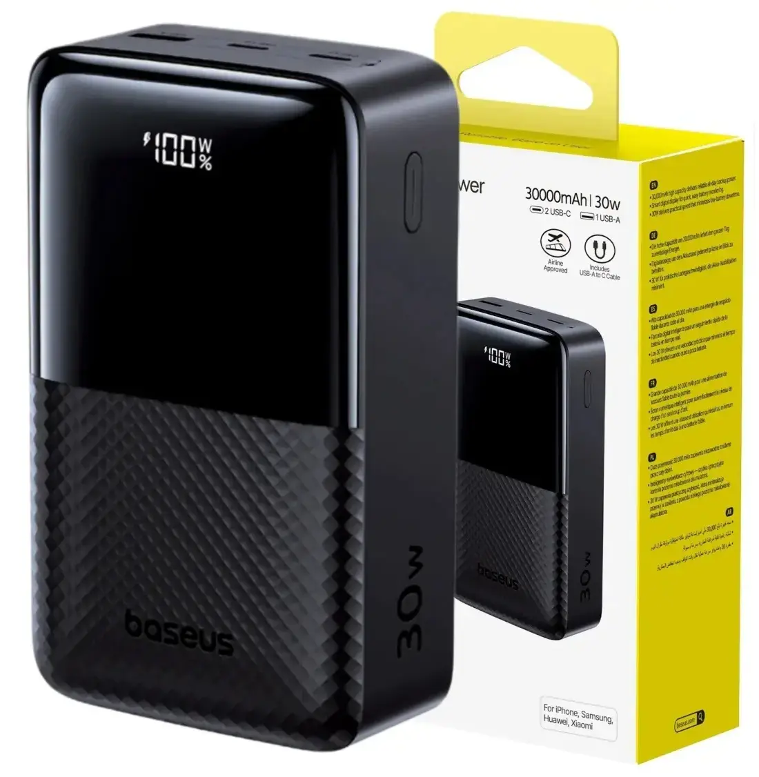 Baseus LiPo PowerBank 30000mAh 30W USB-A