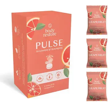 Body Restore Grapefruit Shower Steamers Set ( Grapefruit ) - Sada aromatických tablet do sprchy 3.0ks