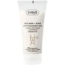 Ziaja Face Mask + Scrub Hayluronic Acid - Peelingová maska s kyselinou hyaluronovou 55ml