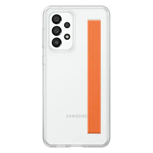 Samsung EF-XA336CT Slim Strap telefono dėklas Samsung Galaxy A33 5G (A336) skaidrus