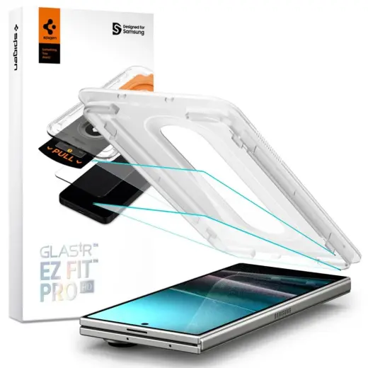 Spigen Glas.tR EZ Fit Pro tempered glass for phone Samsung Galaxy Z Fold 7 (F966) with applicator (2 pcs.)