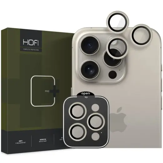 CAMERA COVER HOFI CAMRING PRO+ IPHONE 15 PRO | 15 PRO MAX TITANIUM