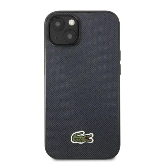 Lacoste Iconic Petit Pique Logo Case for iPhone 14 Plus Blue