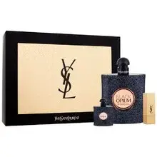 Black Opium Gift set EDP 90 ml, miniature EDP 7.5 ml and lipstick